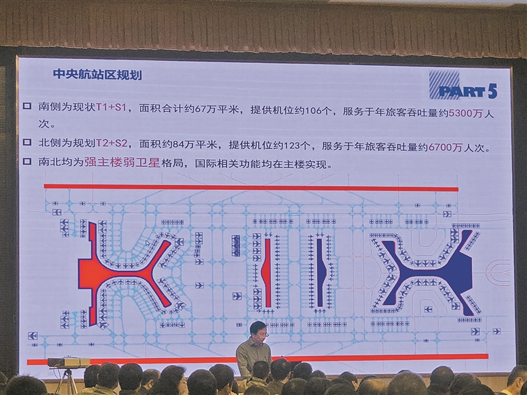 s1卫星厅航站楼工程位于昆明长水国际机场两条跑道的中央,垂直联络